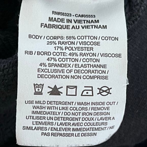 Nike Air Women’s Cropped Sweatshirt w/Metallic Copper Logo & Back Zipper Small - Picture 7 of 8